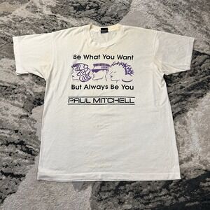 Vintage 90s Paul Mitchell Be What You Want But Alwasy Be You Shampoo‎ Promo Rare